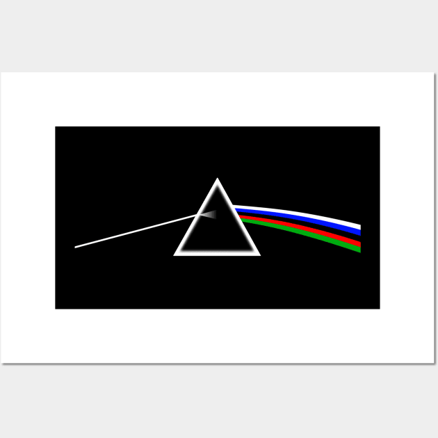 The WUBRG Side of the Moon Wall Art by ChristophZombie